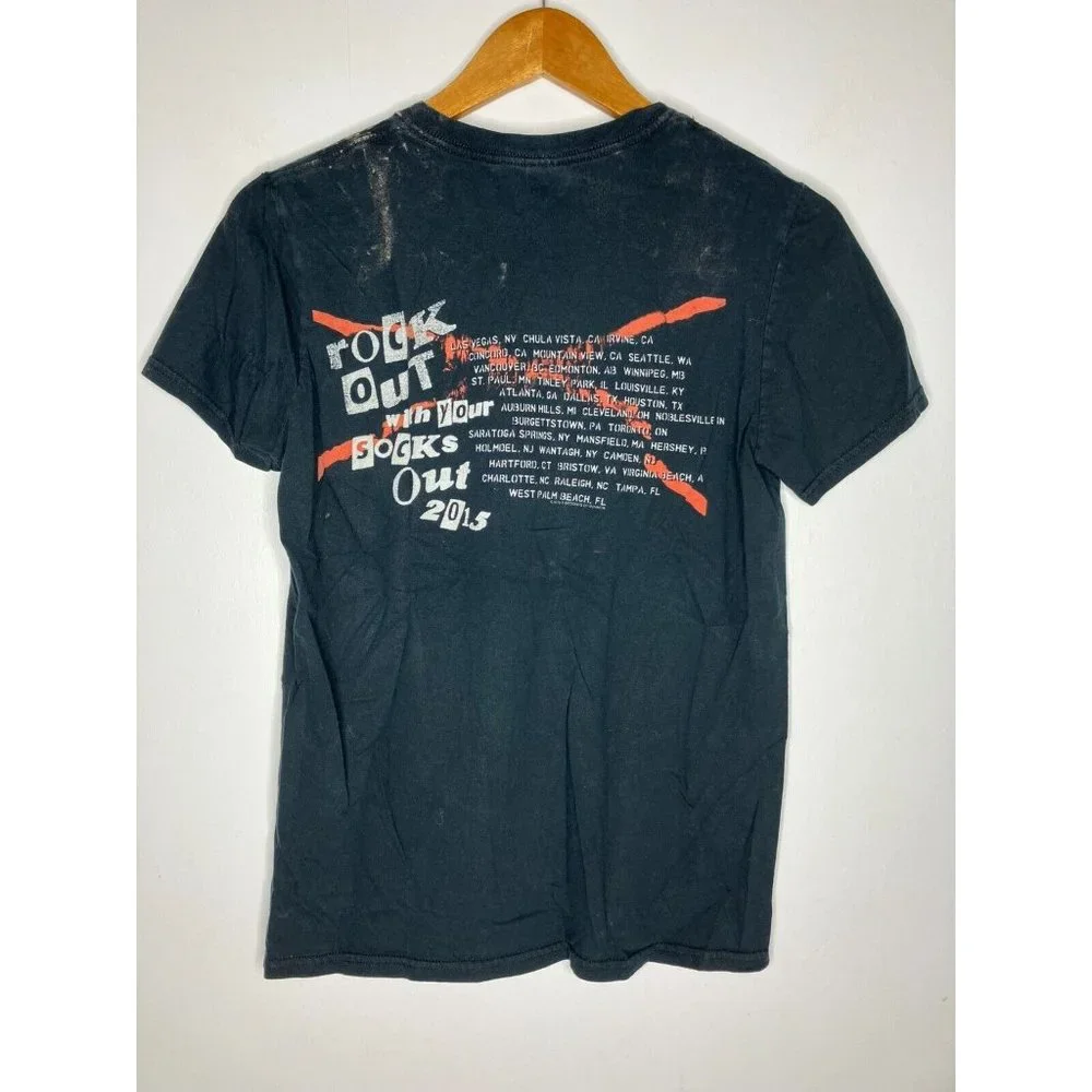 5 Seconds Of Summer 2015 Tour T-Shirt Womens Size Small Distressed - Picture 6 of 8